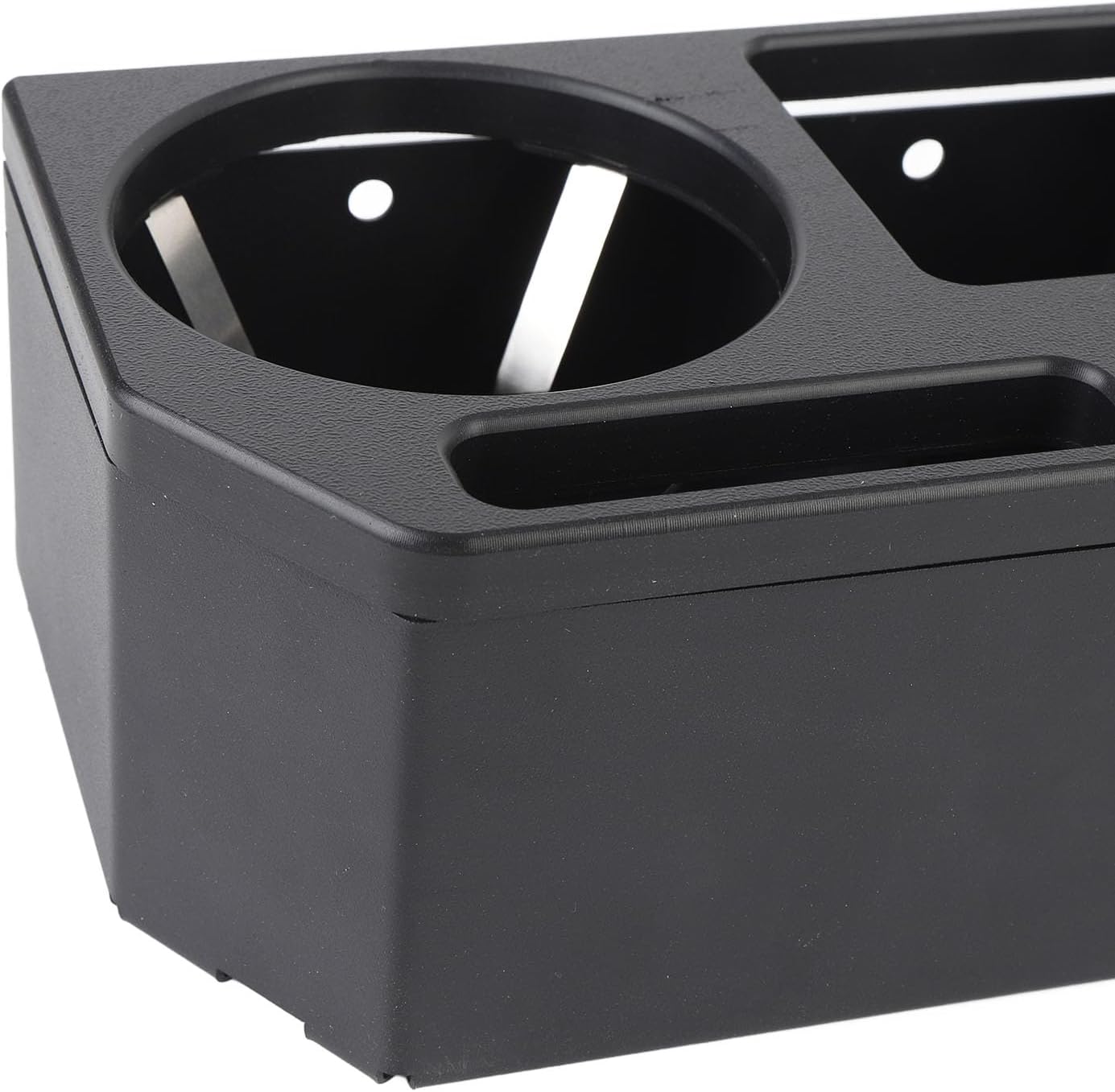 Pissente UTV Drink Holder Console, Steel Adjustable Cup Holder, Universal Fit for 1.25in to 1.5in Roll Bar, Ideal for UTVs and Offroad Adventures (Black)
