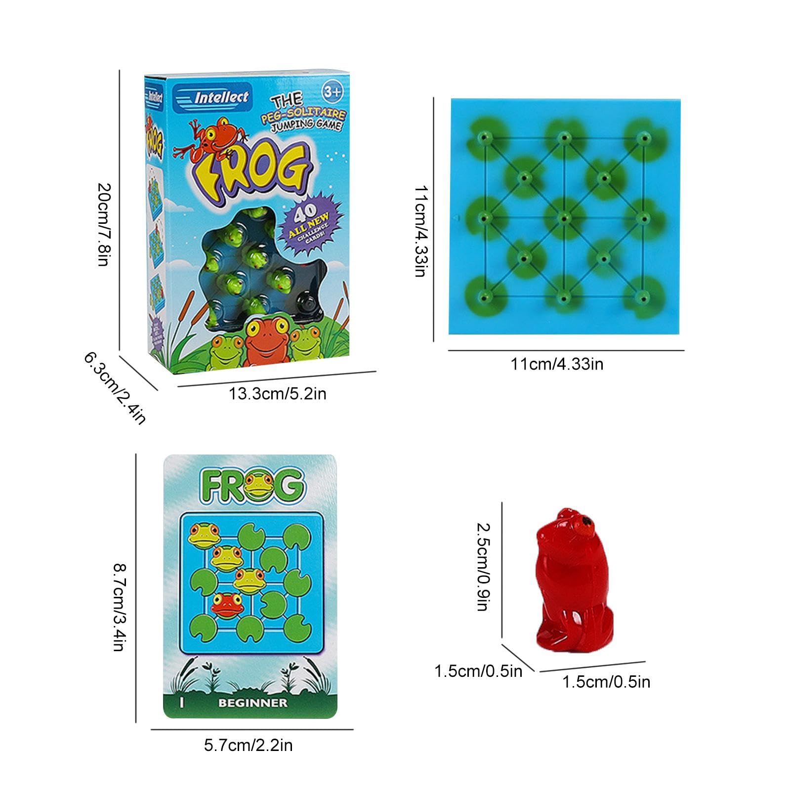 Hopper Game – Jeux de société de stratégie pour, Jeu de Grenouille pour, Jeux de société de stratégie, Jeu de Saut, activités d'apprentissage préscolaire, Jouet pour à partir d