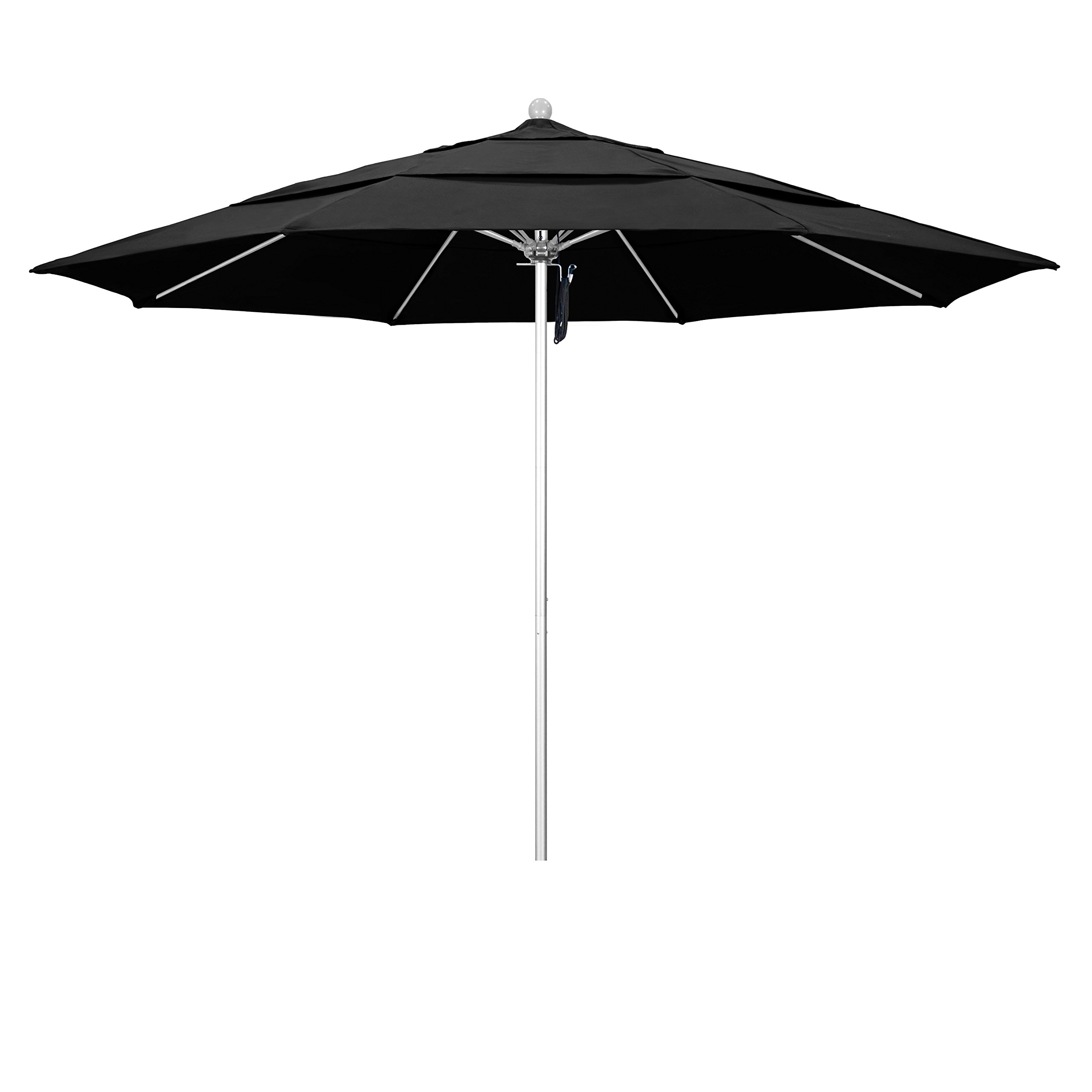 ALTO118002-F32-DWV Venture Series-Alto - Sombrilla comercial para patio, 11 pies Rd, color negro