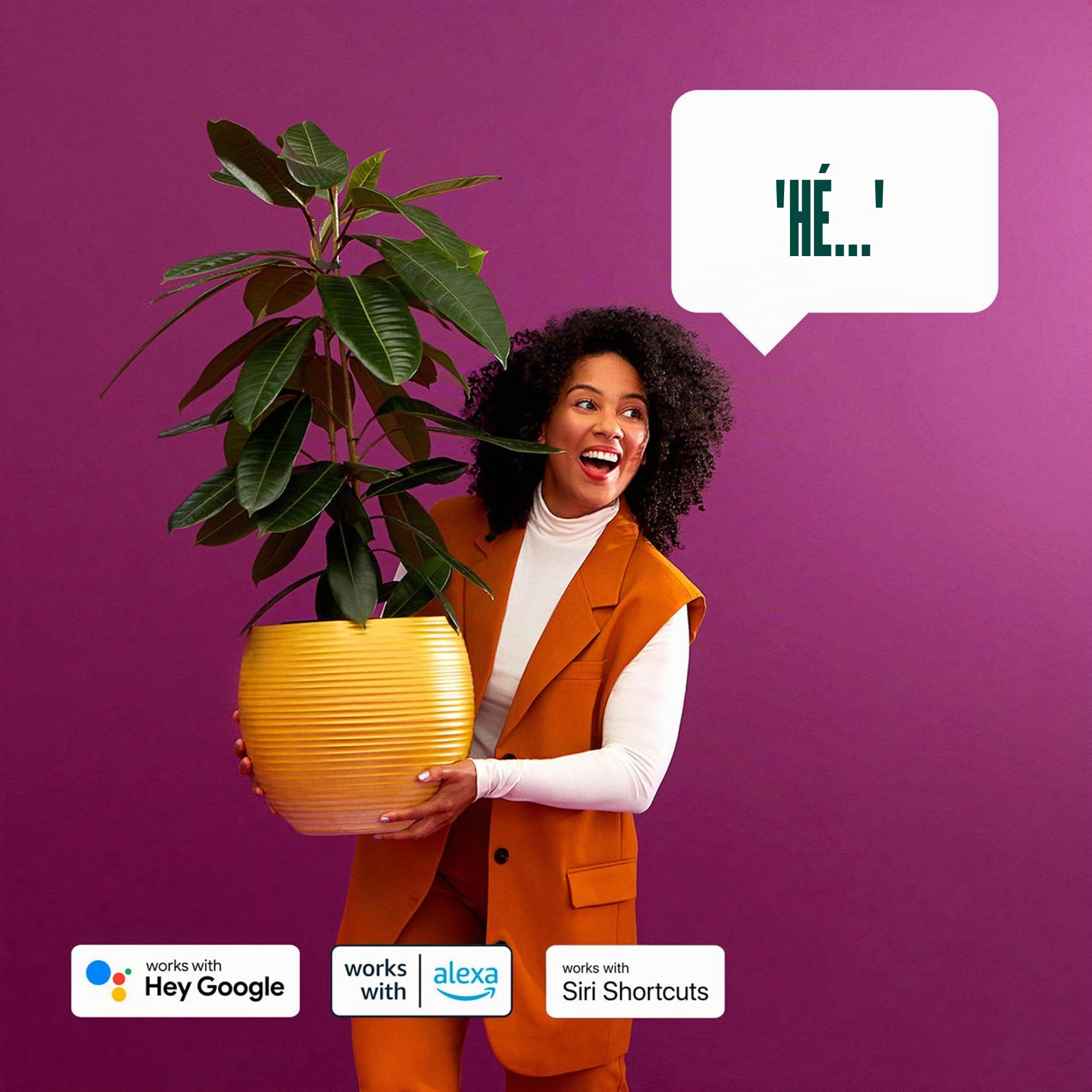 WiZ Spots LED connecté Wi-Fi IMAGEO noir 2x5W, 2700-6500K, Nuances de Blanc, fonctionne avec Alexa, Google Assistant et Apple HomeKit