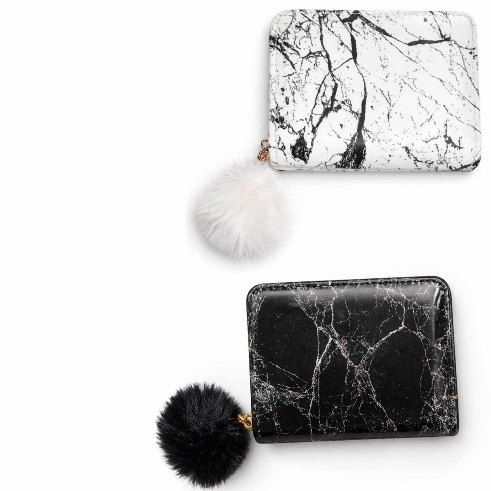 Combo Wallet preimum Wallet for Womens Black and White-image-36