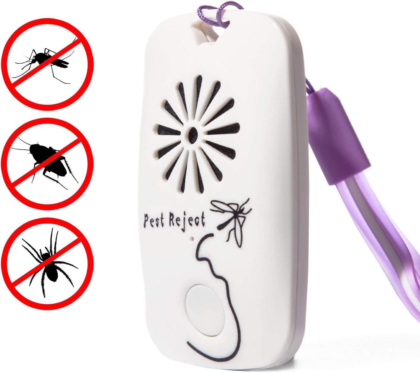 Ultrasonic Pest Repeller, LUWANZ Cockroach Repellent Indoor Pest Control Insect Repellent for Rats, Mosquitoes, Cockroaches, Fleas, Flies, Ants, Spiders