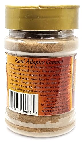 Miniatura 3 de Rani Allspice (Kabab Chini) Polvo molido de 3 onzas (3.00 oz) Tarro de PET  Todo natural  Vegano  Apto para gluten  Sin OMG  Origen indio