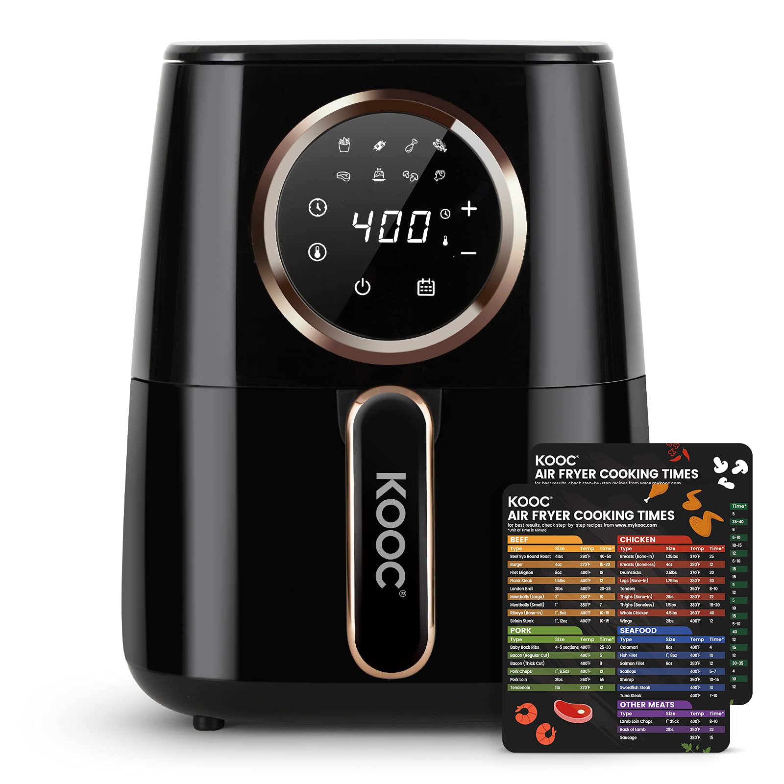 Buy [NEW LAUNCH] KOOC Large Air Fryer, 4.5Quart Electric Hot Oven