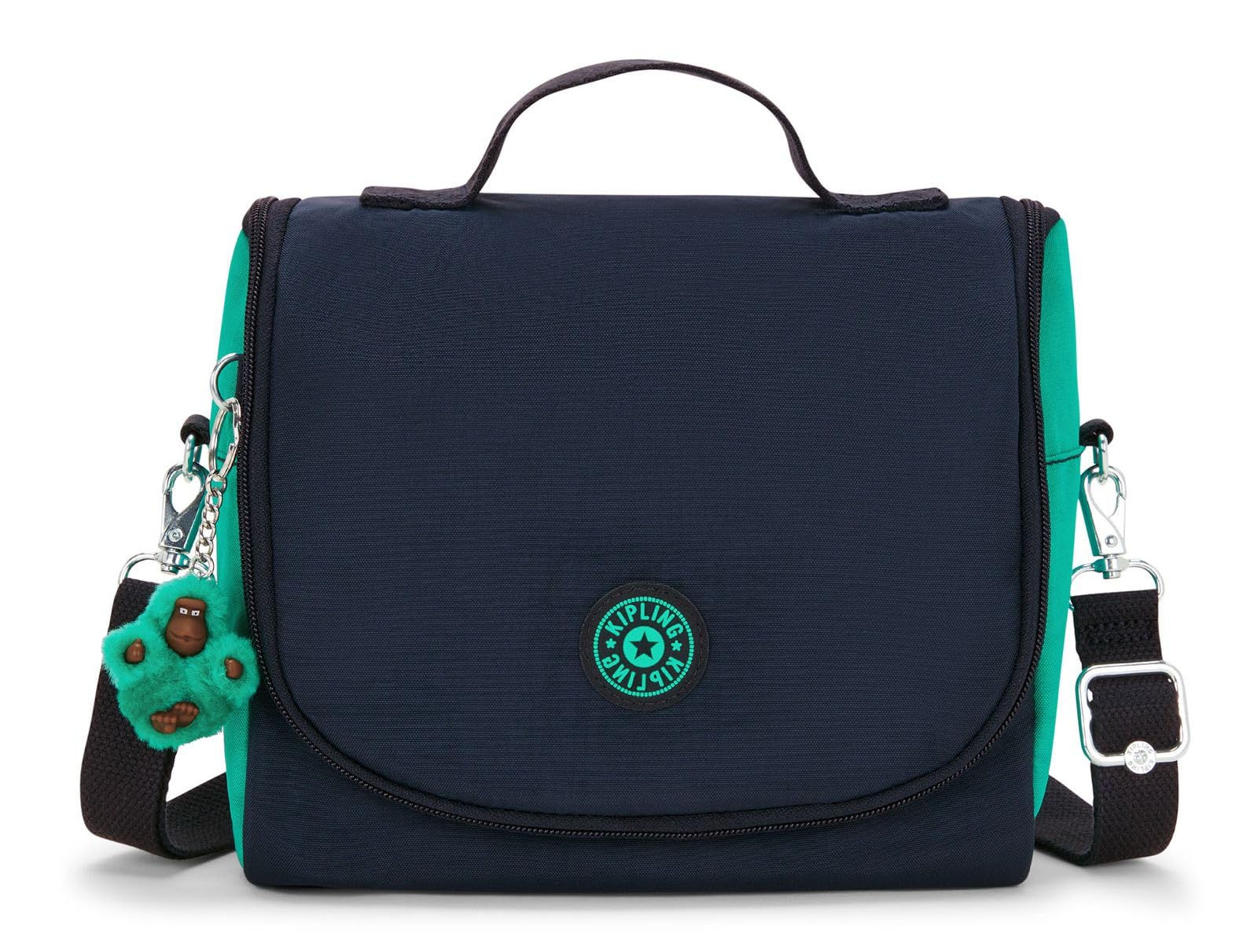 Kipling NEW KICHIROU Large lunchbox, Pouches, Cases, Blue Green Bl (Blue)