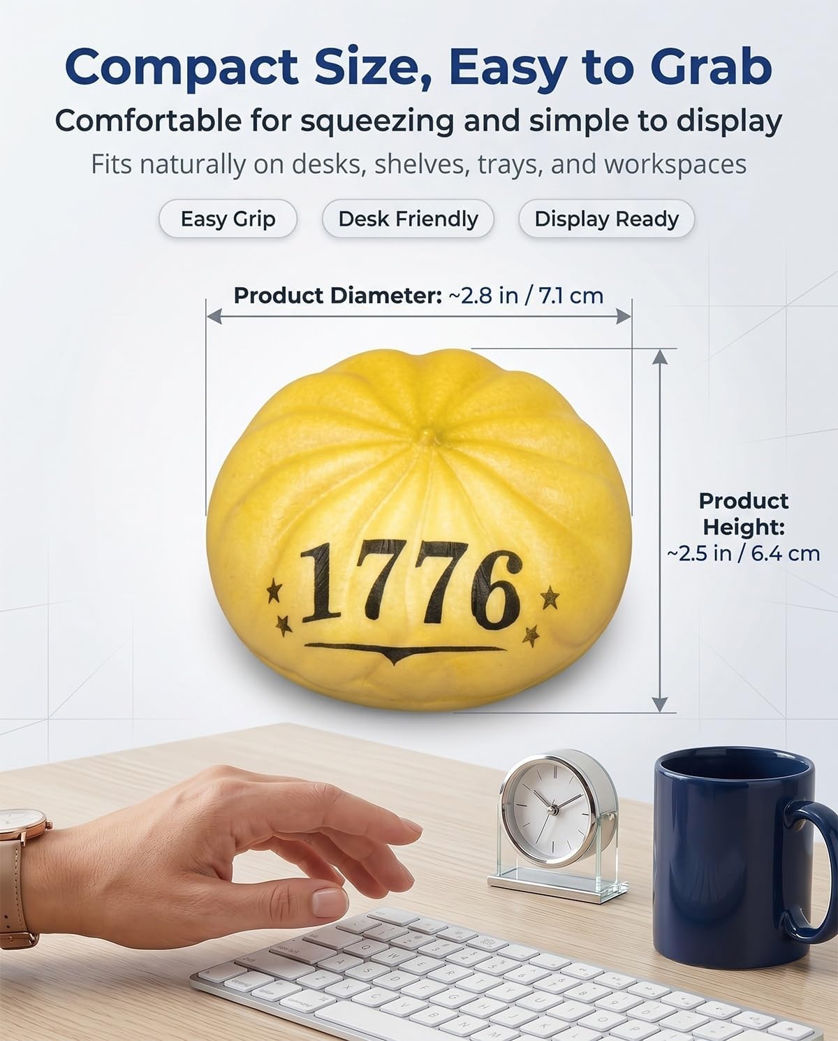The 250th Anniversary Theme Dumpling Squishy, Patriotic Squeeze Squishy, Dumpling Squishy Stress Ball, Stress Relief Sensory Desk Accessory, America Patriotic Decorations for Home Adults Office