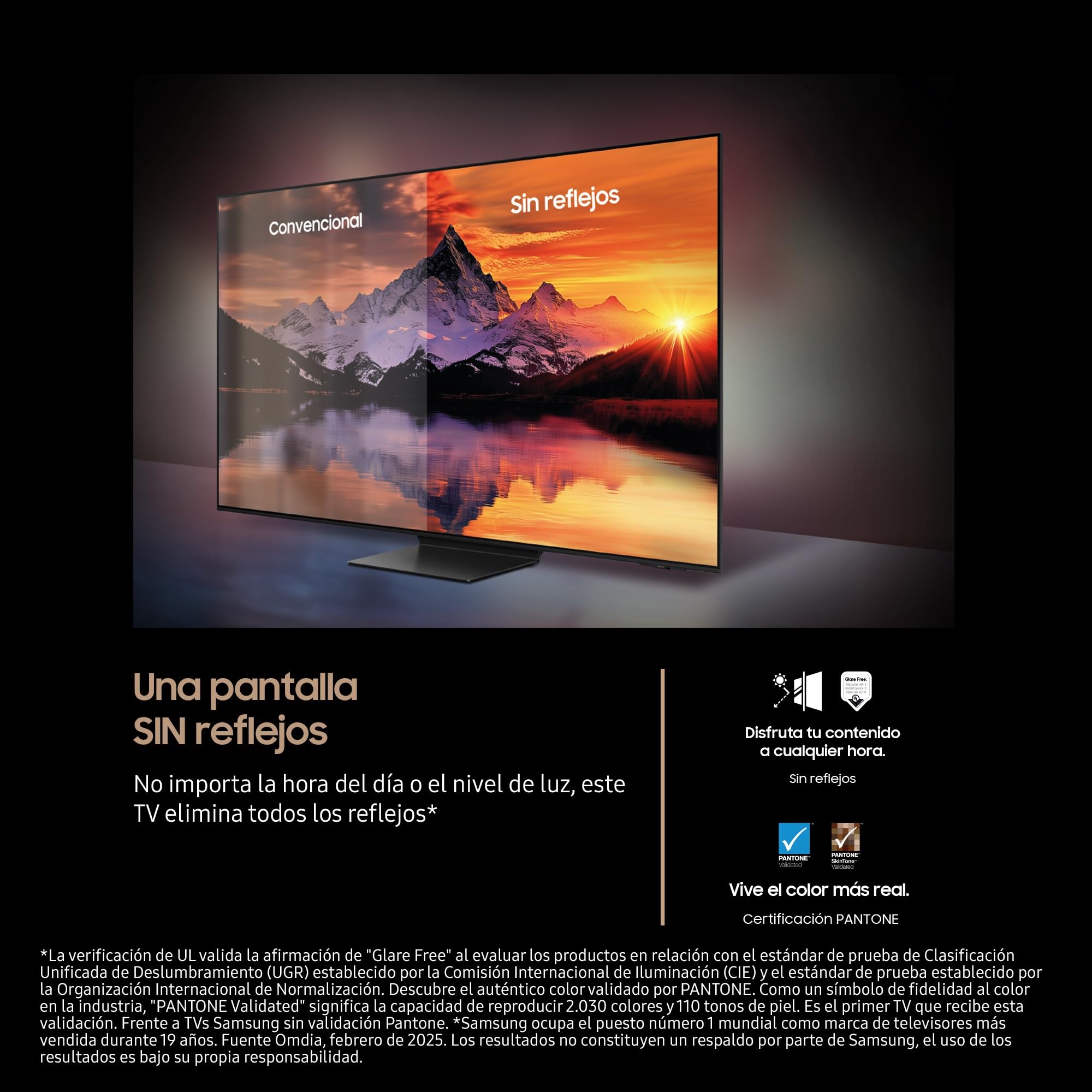 Samsung TV 55 Pulgadas OLED S95F 4K Smart TV con Vision AI, Pantalla SIN Reflejos y Paquete de contenidos Rakuten TV [Clase de eficiencia energética G]