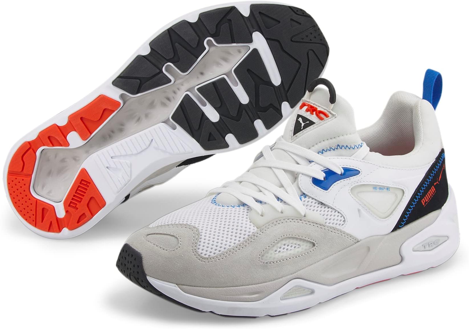 PumaUnisex-Adult TRC Blaze White-Nimbus Cloud Sneaker - 11 UK (38495802)