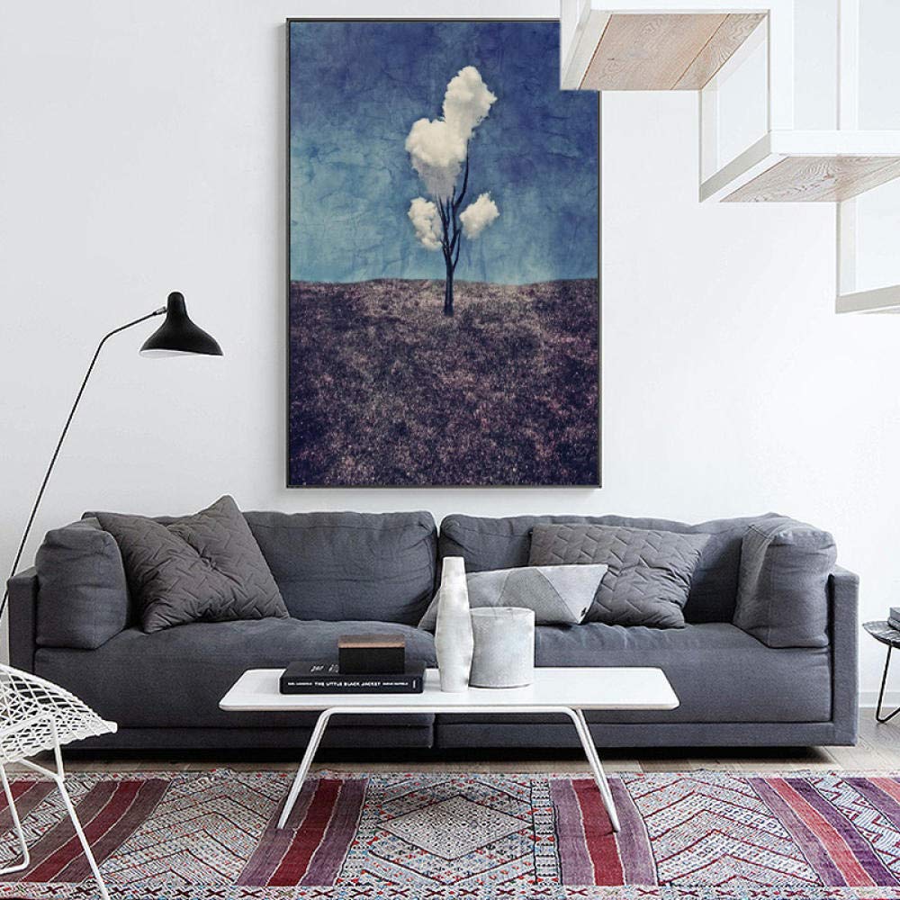 Cuadros de lienzo de árbol de la vida abstracto para decoración del hogar moderna 6