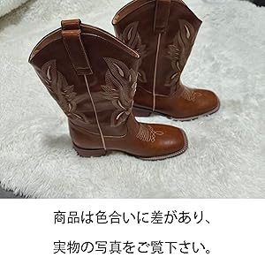 ウエスタンブーツ　ancho ブラウン ウエスタンブーツ レディース ロング ブーツ ショートブーツ 太