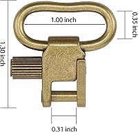 Vista 2 de VVAAGG Sling Swivel Mount 1 1.25 1.5 pulgadas dos puntos Sling fijación clips