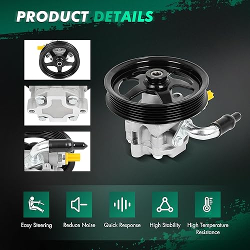 Miniatura 959 de SCITOO Bomba de dirección asistida compatible para 2005 para Saab 9-2X 2.0L, 2006 para Saab 9-2X 2.5L, 2004-2005 para Subaru Impreza 2.0L, 21-5396