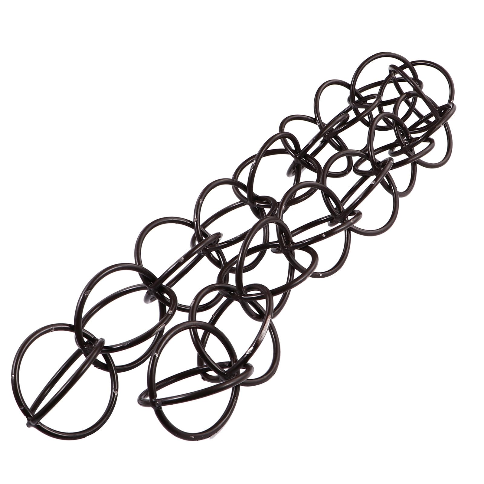 Catena di Drenaggio Pioggia in Rame Nero da 1m per Grondaia Villa, Elegante e Resistente alla Corrosione, per Tetti e Spazi Esterni