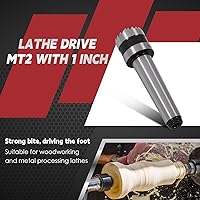 Vista 6 de Centro de impulsión de torno de madera de espolón MT2 con centro de transmisión de torno de madera de 1 pulgada