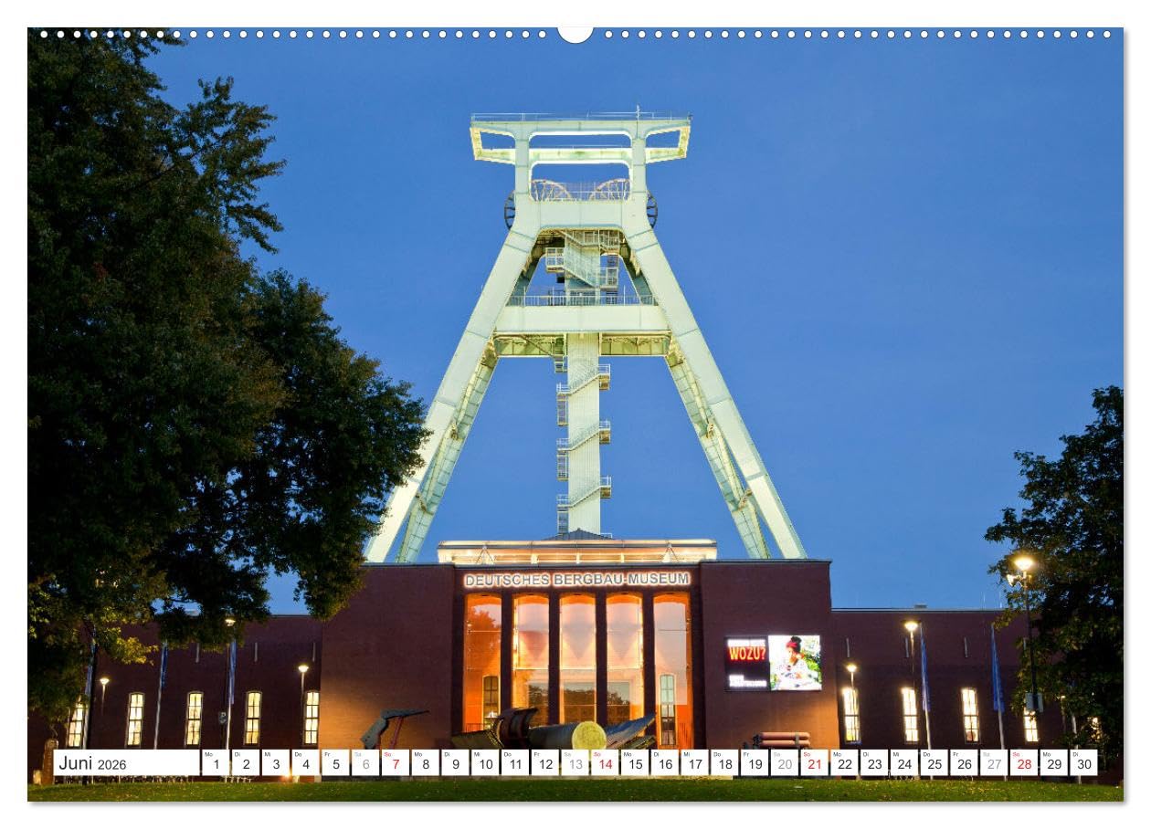 Die Zechen im Ruhrpott (hochwertiger Premium Wandkalender 2026 DIN A2 quer), Kunstdruck in Hochglanz: Die imposanten Relikte vergangener Tage im Ruhrpoot von Dortmund bis Moers (CALVENDO Orte)