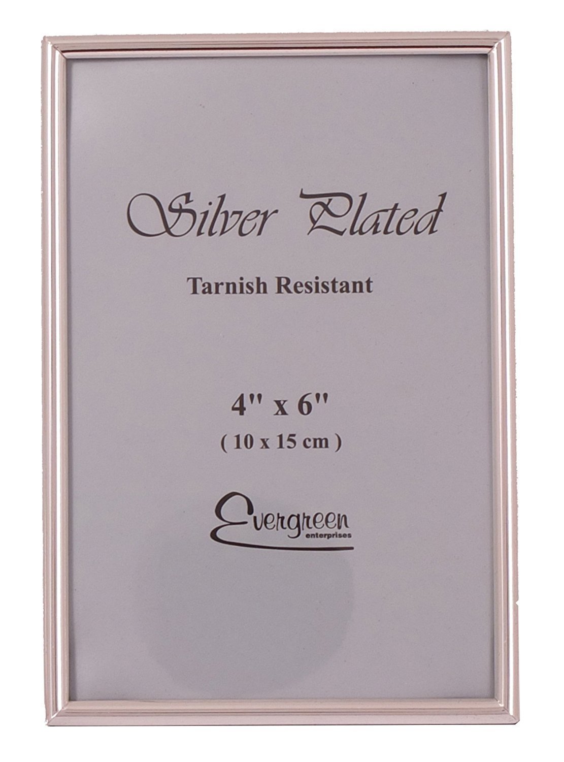 Evergreen Frame, Silver Plated, 4x6 [10x15cm]
