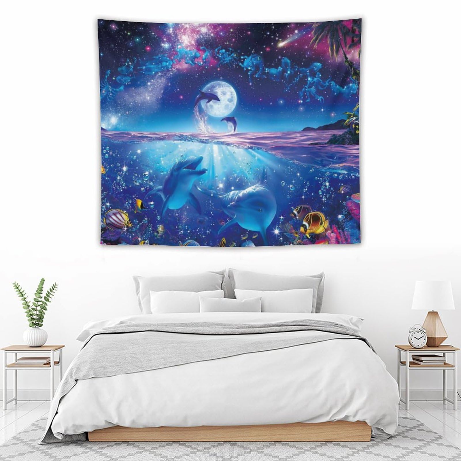 壁に飾るラッセン Amazon｜絵画 インテリア おしゃれ ラッセン 星に願いを アート