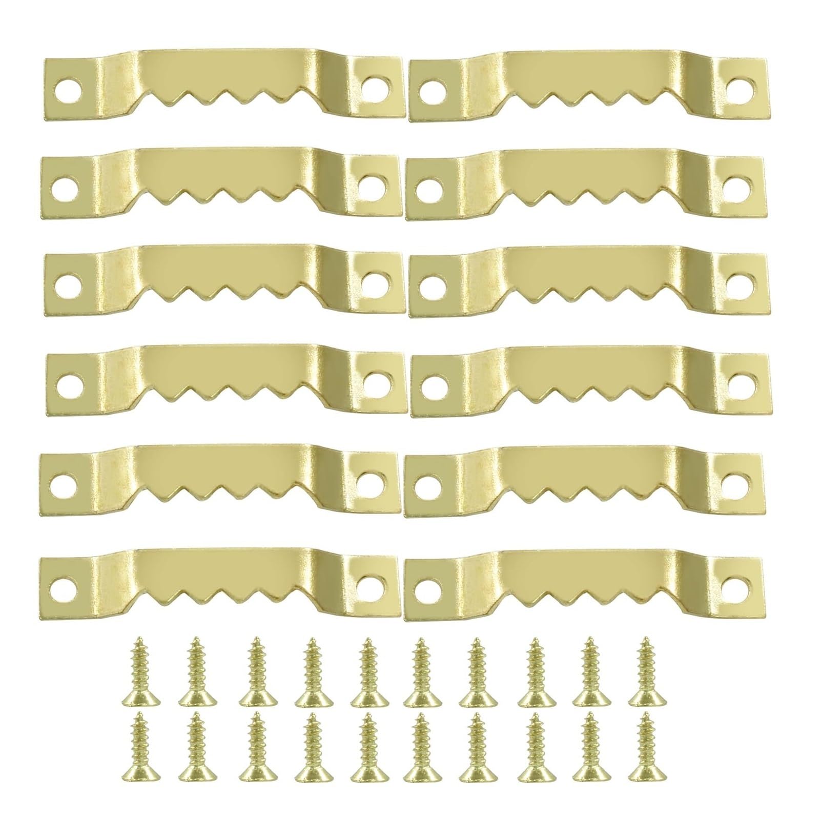 200Sets Small Sawtooth Picture Hangers with Screws