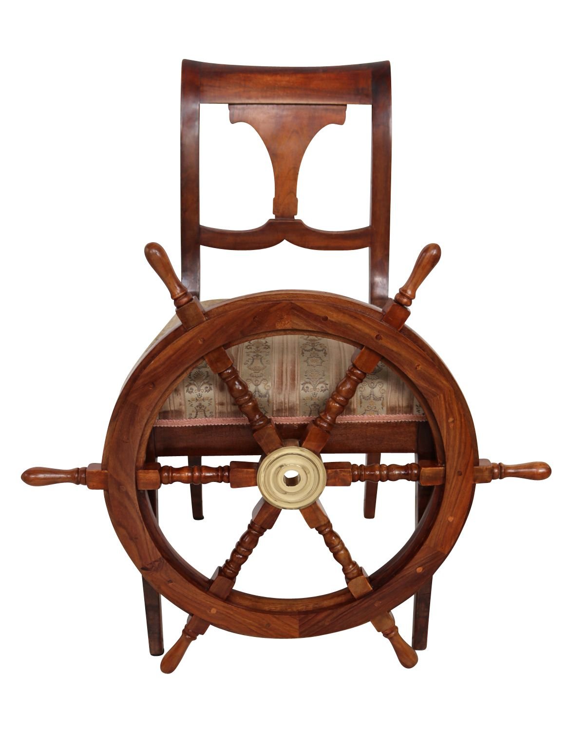 Schiffssteuerrad Schiffsrad Steuerrad Schiff Boot 76cm Holz Maritim wheel