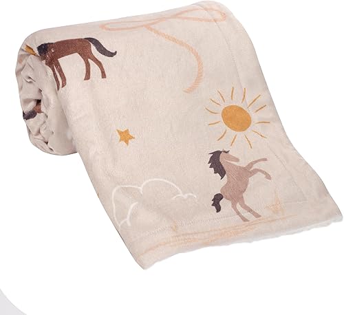 Vista 26 de Lambs & Ivy Manta de bebé botánica acuarela floral rosa polar bebé Botánico