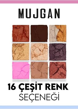 MUJGAN Ultimate 16'lı Far Paleti Sonbahar Renkleri No 01 788781241412000 Çok Renkli