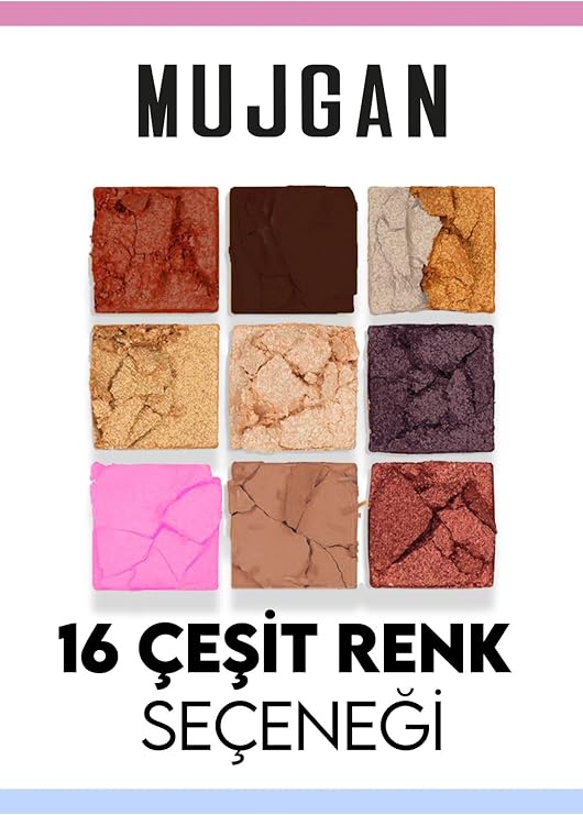 MUJGAN Ultimate 16'lı Far Paleti Sonbahar Renkleri No 01 788781241412000 Çok Renkli