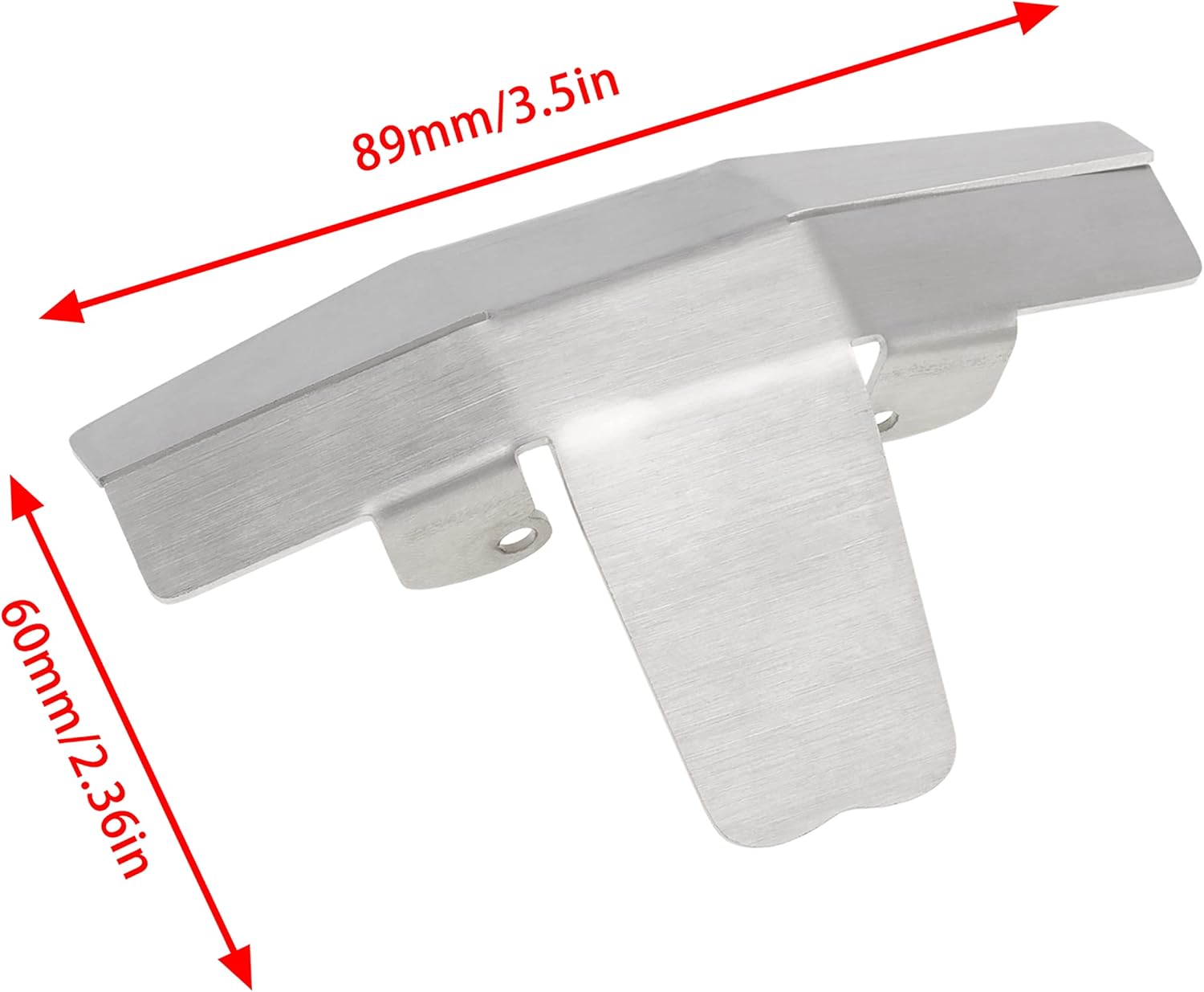DKKY Stainless Steel Chassis Armor Front Rear Protection for LOSI LMT 4WD 1/10 RC Car