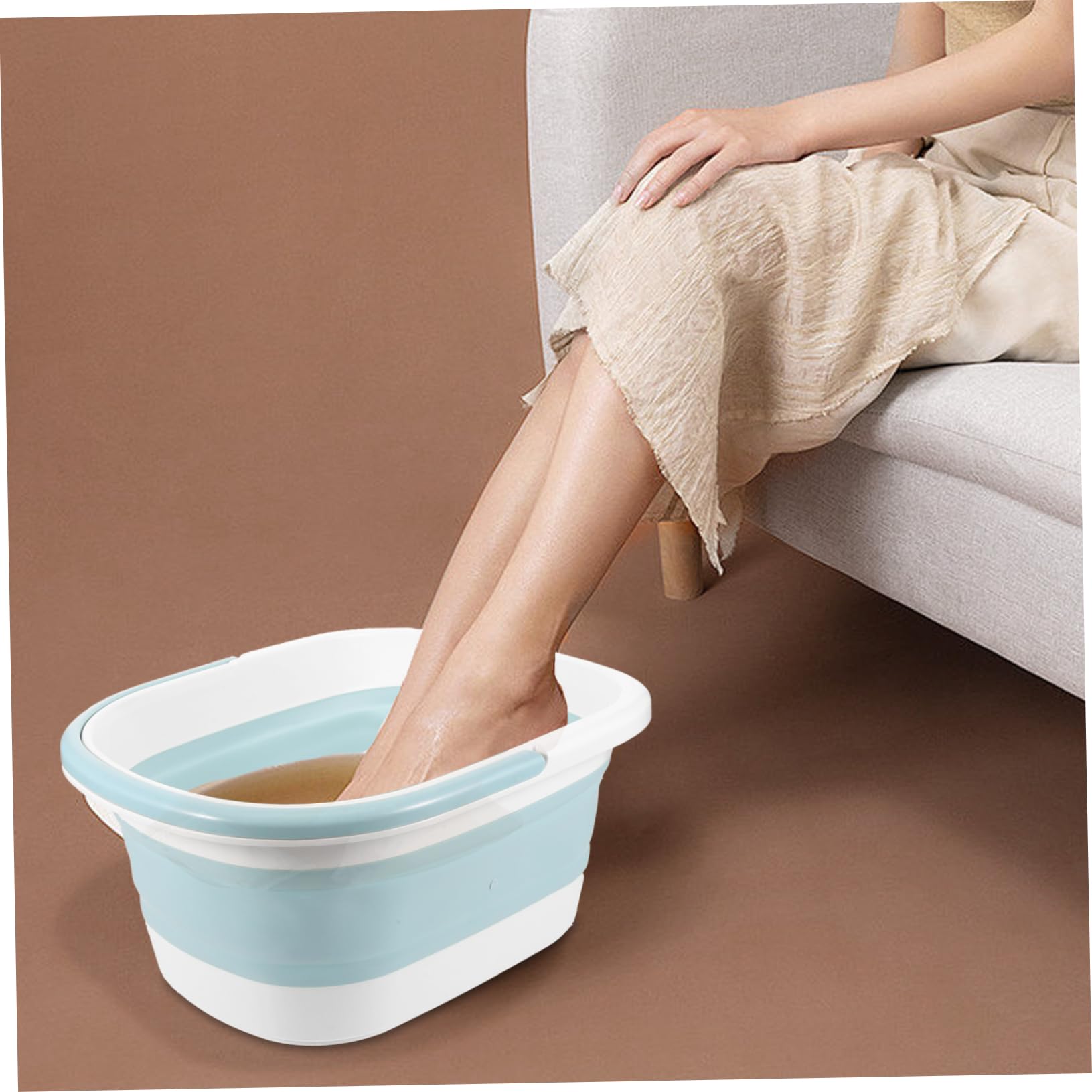 Didiseaon Reliable Foot Bath Bucket Home Foot Soaking Tub Easy to Use Spa Product