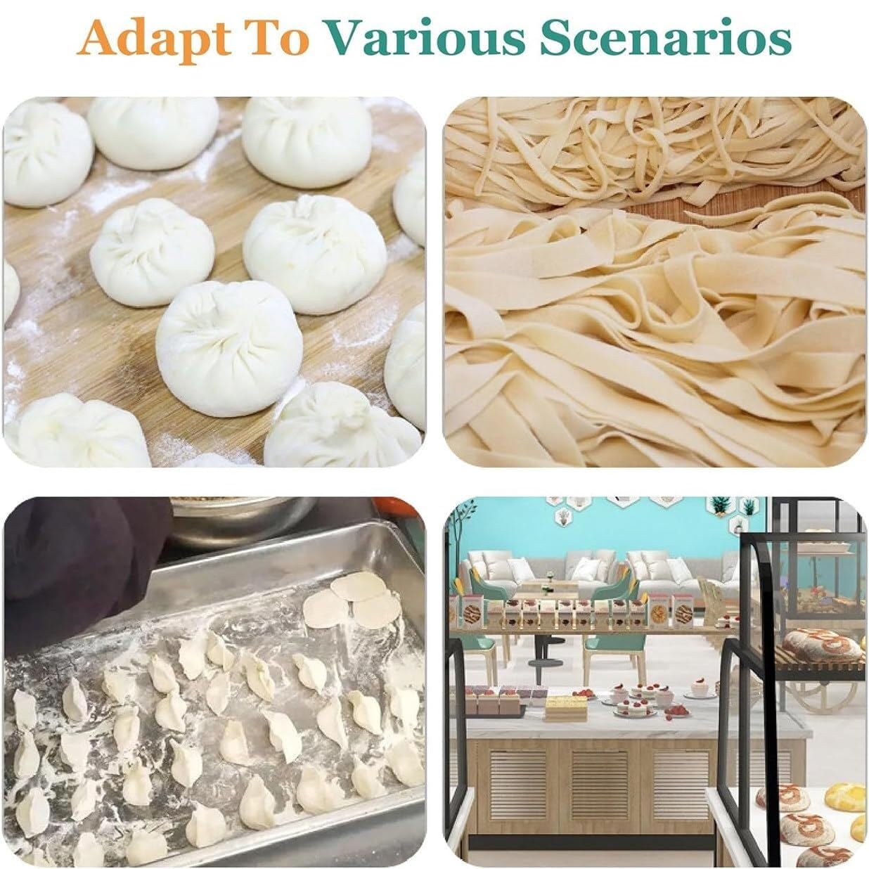 AWAYDD 1800W Electric Dough Kneading Machine w/Bi-Directional Rotating, 1-30min Adjustable Dough Mixer, Stainless Steel Stand Mixer for Dough, Salad, Cream(5KG)