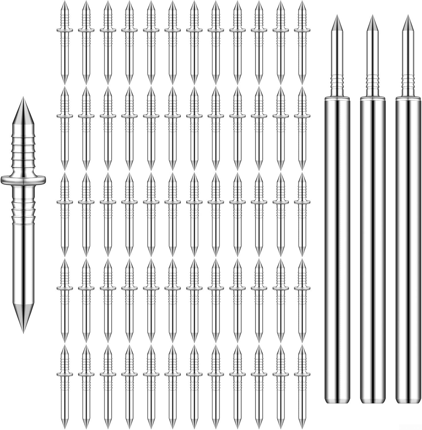 Clavos Doble Cabeza Galvanizados 2.6cm Para Zócalos