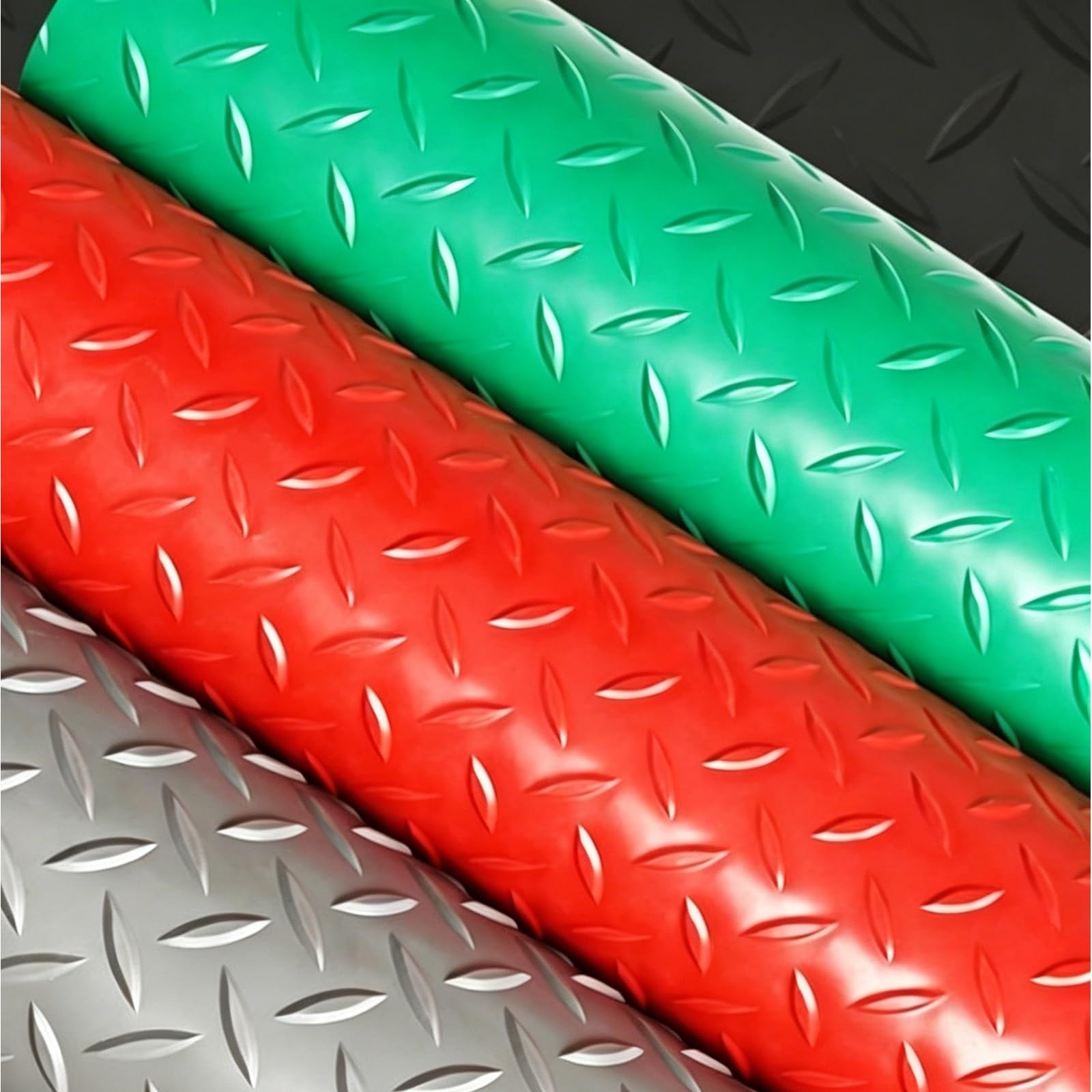 Protection Antidérapante for Garage, Tapis en Caoutchouc PVC, Imperméable