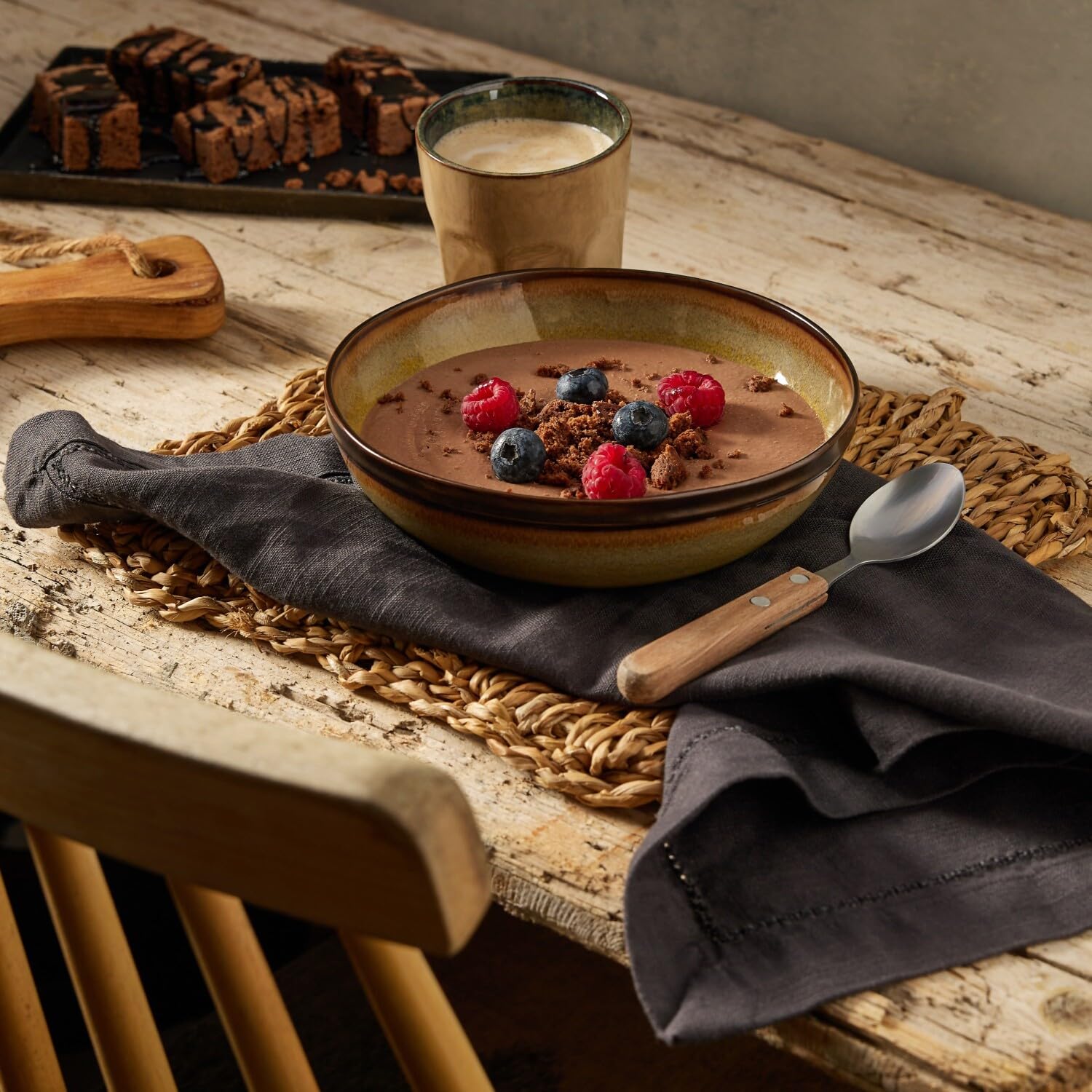 Prozis Oatmeal Avena Integrale 1000 g - gusto Brownie - 4