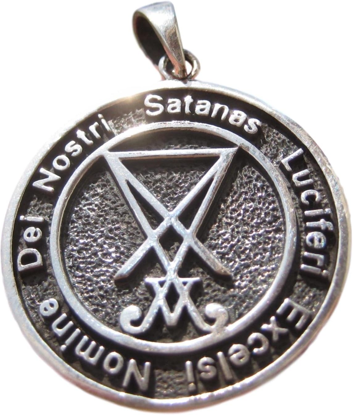 Himalayan Treasures 925 Silver Satanic Pentagram Pendant Pentacle Necklace Jewelry Art A19
