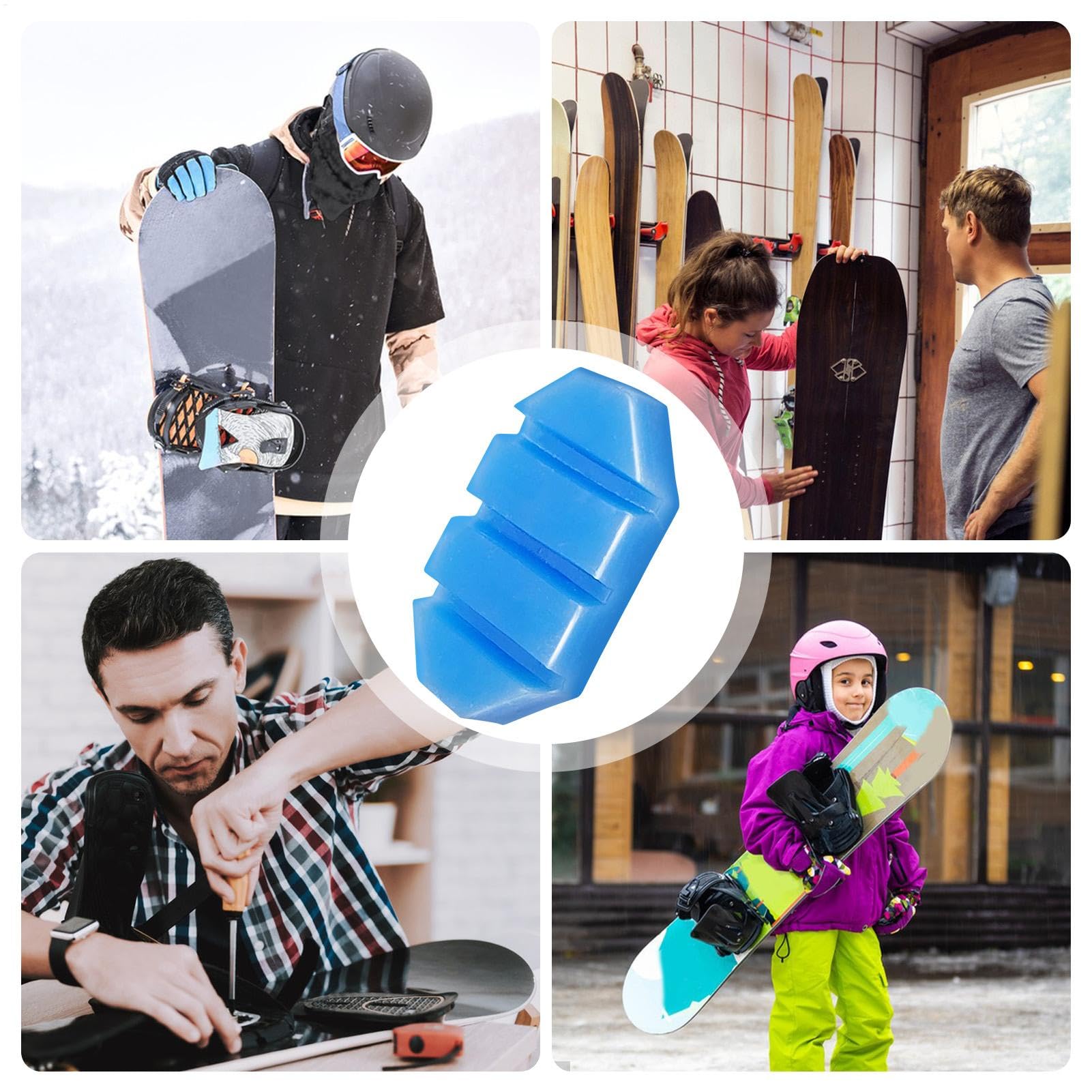 Cera Per Sci E Snowboard Universale - Nuova Formula Senza PFAS, Per Temperature Da 5°C A 25°C, 70 G - Foto 13