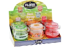 DankTank Storage Jars - Airtight Glass for Preserving Dry Goods