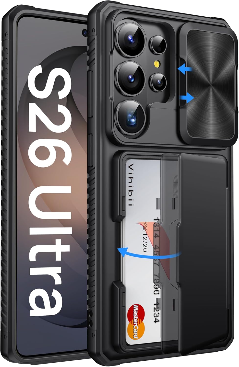 Vihibii for Samsung Galaxy S26 Ultra Case Review: The Ultimate 4-Card RFID Blocking & Military Grade Drop Protection Wallet Case (2026) Review USA 2026