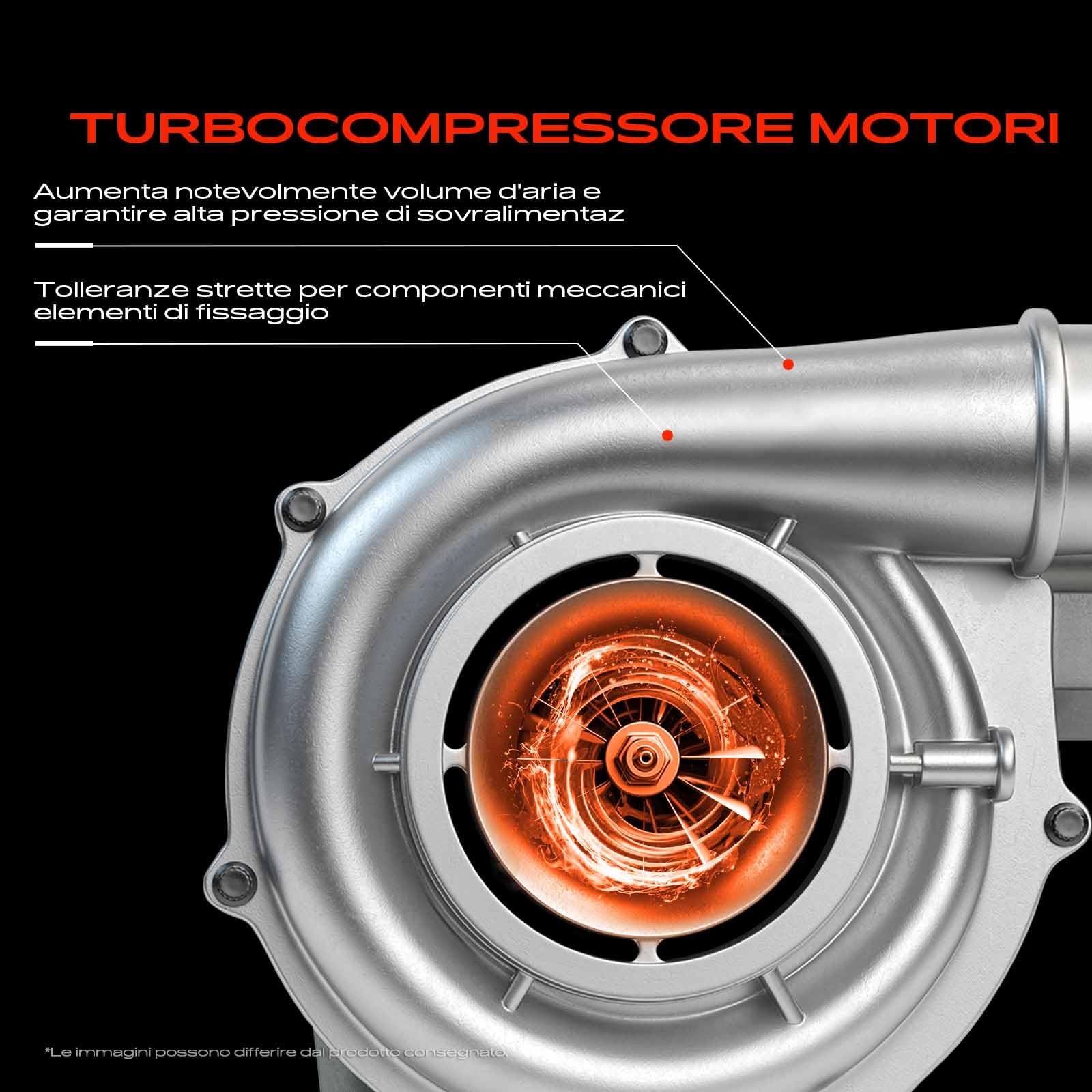 Frankberg Turbocompressori Compatibile con C3 II SC 1.6 HDi 2009-2016 C4 II B7 1.6 HDi 90 2009-Oggi Sostituisci# 9673283680