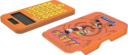 Miniatura 7 de Lexibook, Naruto, Calculadora de bolsillo con cubierta de protección, funciones de calculadora convencionales y avanzadas, batería y energía solar,