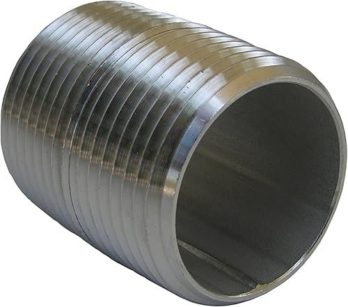 LASCO 32-2001 1 pulgada por el tipo cerrado 304 de acero inoxidable pezón de la tubería