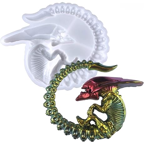 Alien Dragon Silicone Mold for Resin: Unleash Your Creativity