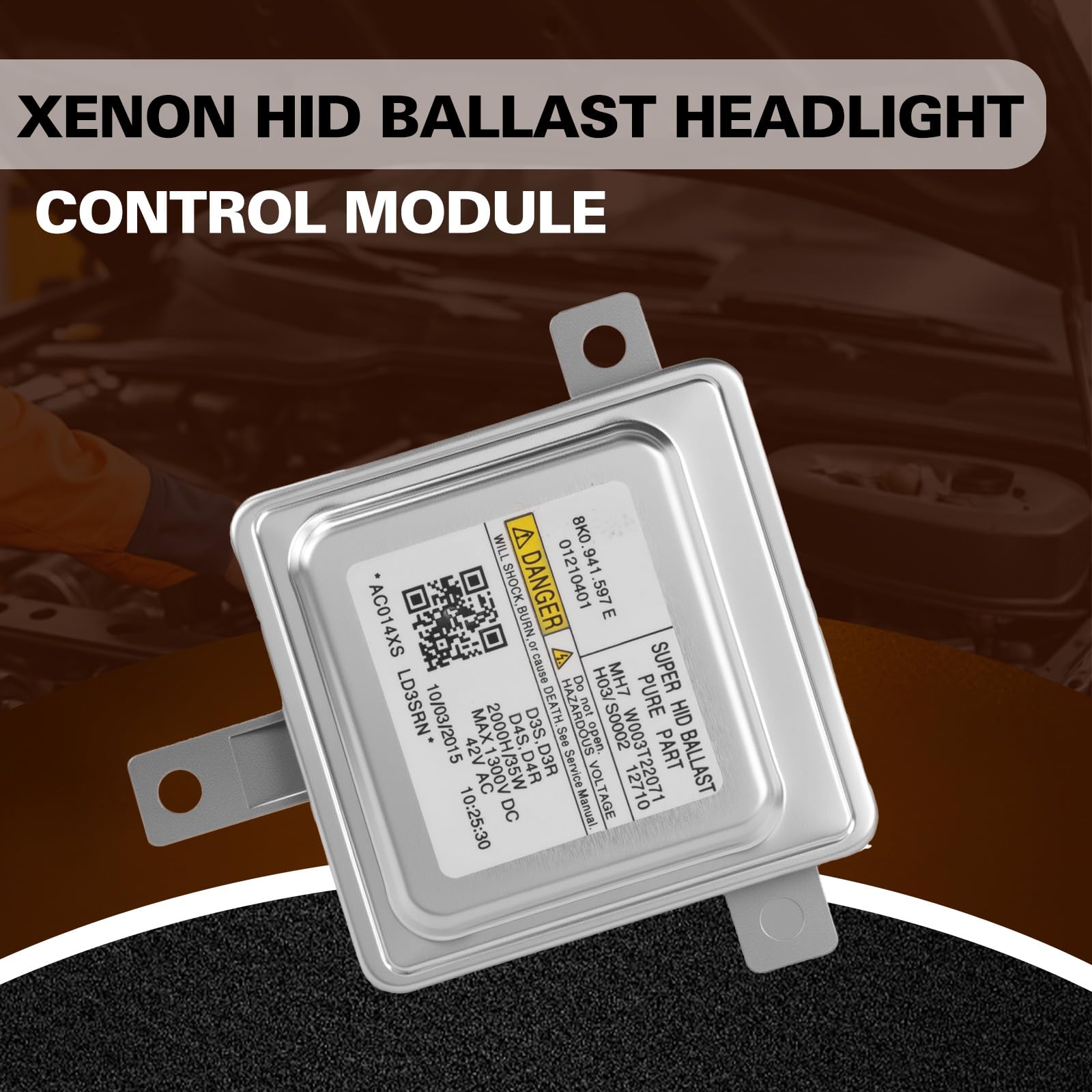 Unité de commande de phare xénon HID D3S D3R D4S D4R Convient pour Golf CC EOS Passat A1 A3 A4 A5 A6 A7 A8 Q3 Q5 Q7 Superb II Alhambra II Accessoires de voiture # 8K0941597E W003T22071