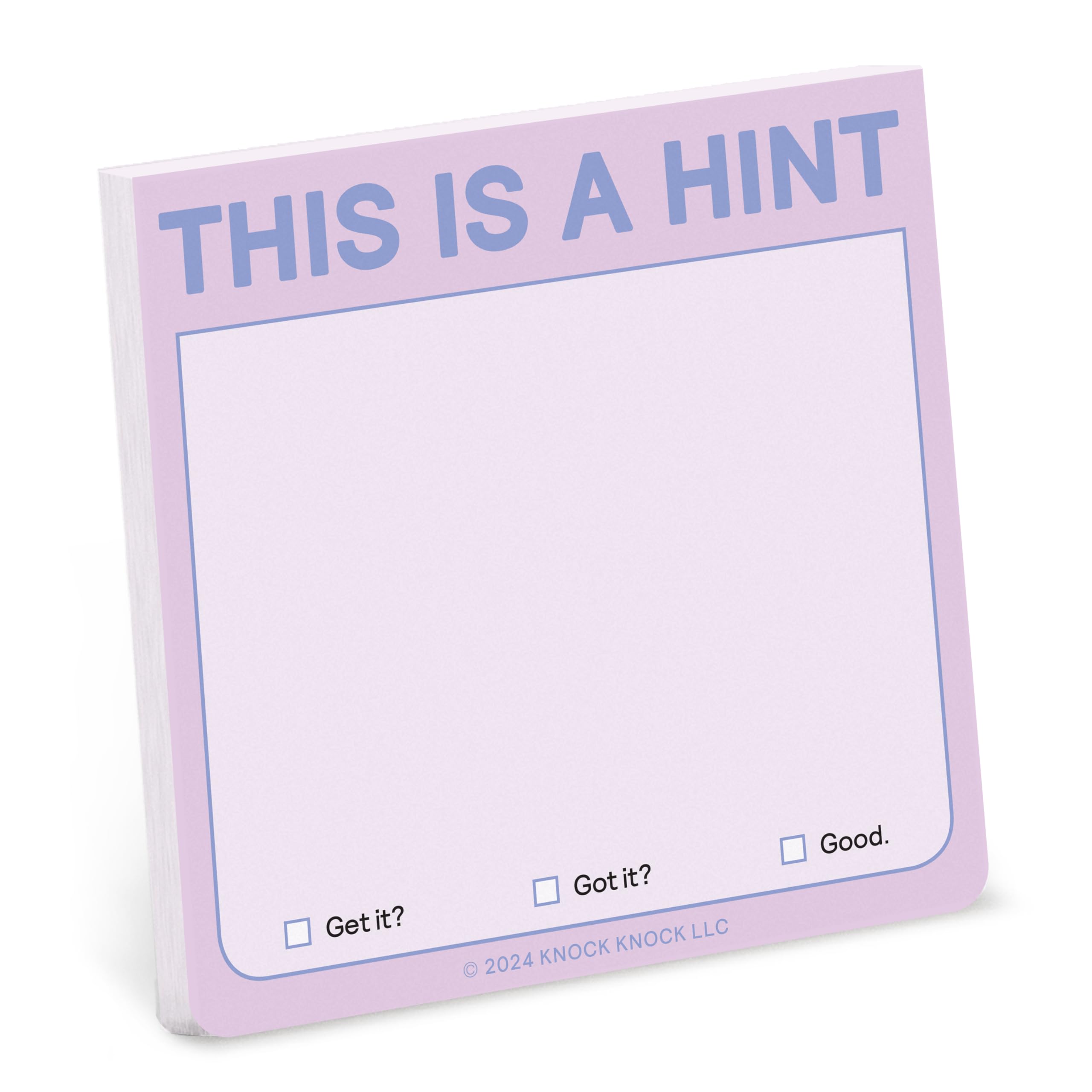 Knock Knock This Is a Hint Sticky Note (Pastel Version) (Knock Knock Sticky Notes)