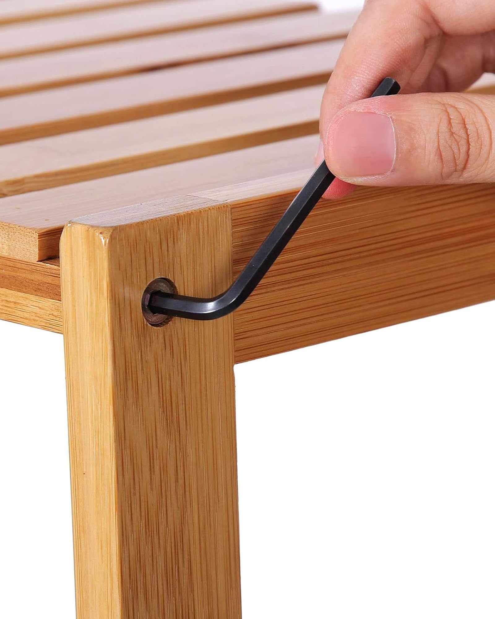 SONGMICS Étagère de Rangement, Meuble à Chaussures à 5 Niveaux, Support pour Plantes, Multifonction, pour Entrée, Salle de Bain, Balcon, Cuisine, 26 x 60 x 130 cm, Naturel BCB35Y