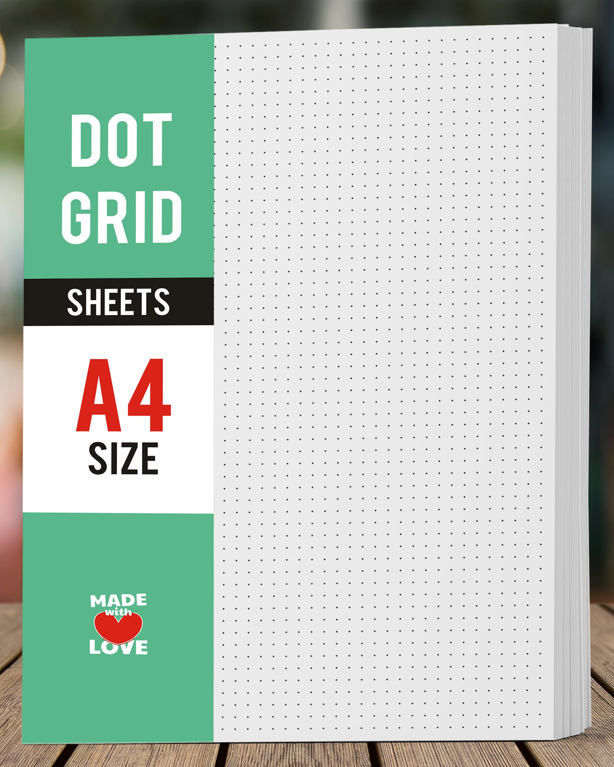 Dot Grid Sheets Refill Paper | Loose Leaf Filler | 100gsm for Bullet Journaling, Writing & Drawing | 70 Sheets / 140 Pages | A4 (21 x 29.7 cm)-image-12