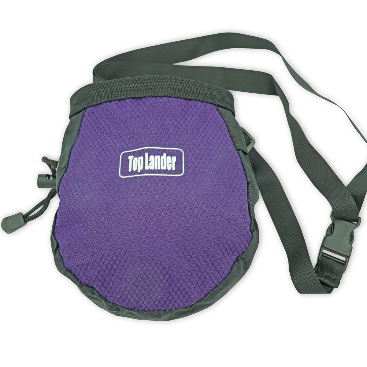 Klimmen Chalk Bag Pofzakken met Riem en Ritsvak voor Fitness GYM Gewichtheffen Jagen Boulderen Magnesiumzak (Paars
