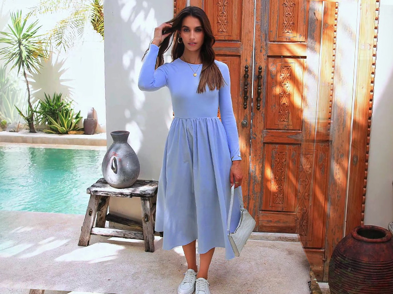 BTFBM Casual Long Sleeve Dresses Fall Dresses Solid Wedding Guest Dress Midi Dress Flowy Bohemian Long Dresses(Blue,Small) at Amazon Women's Clothing store BTFBM Casual Long Sleeve Dresses Fall Dresses Solid Wedding Guest Dress Midi Dress Flowy Bohemian Long Dresses(Blue,Small) at Amazon Women's Clothing store