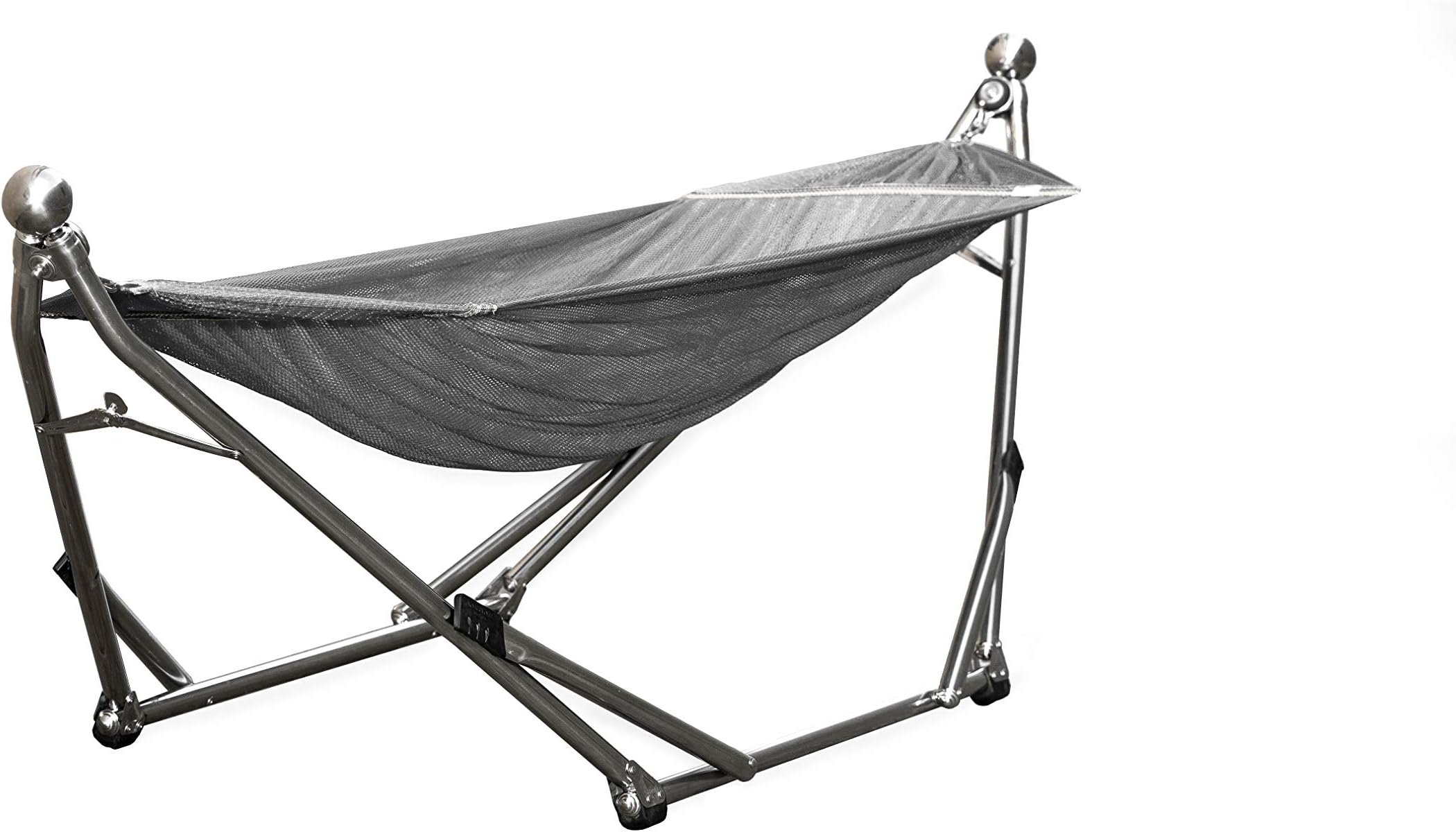 Portable Stainless Steel Hammock Stand Combination (Gray)