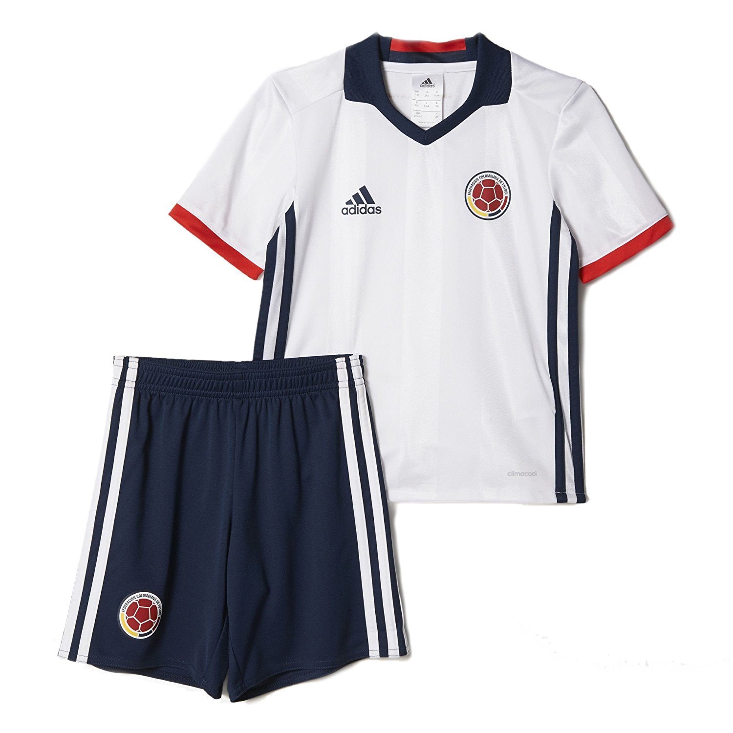 Kid's Colombia Home Mini Kit Set Copa America Centenario 2016 (2XS)