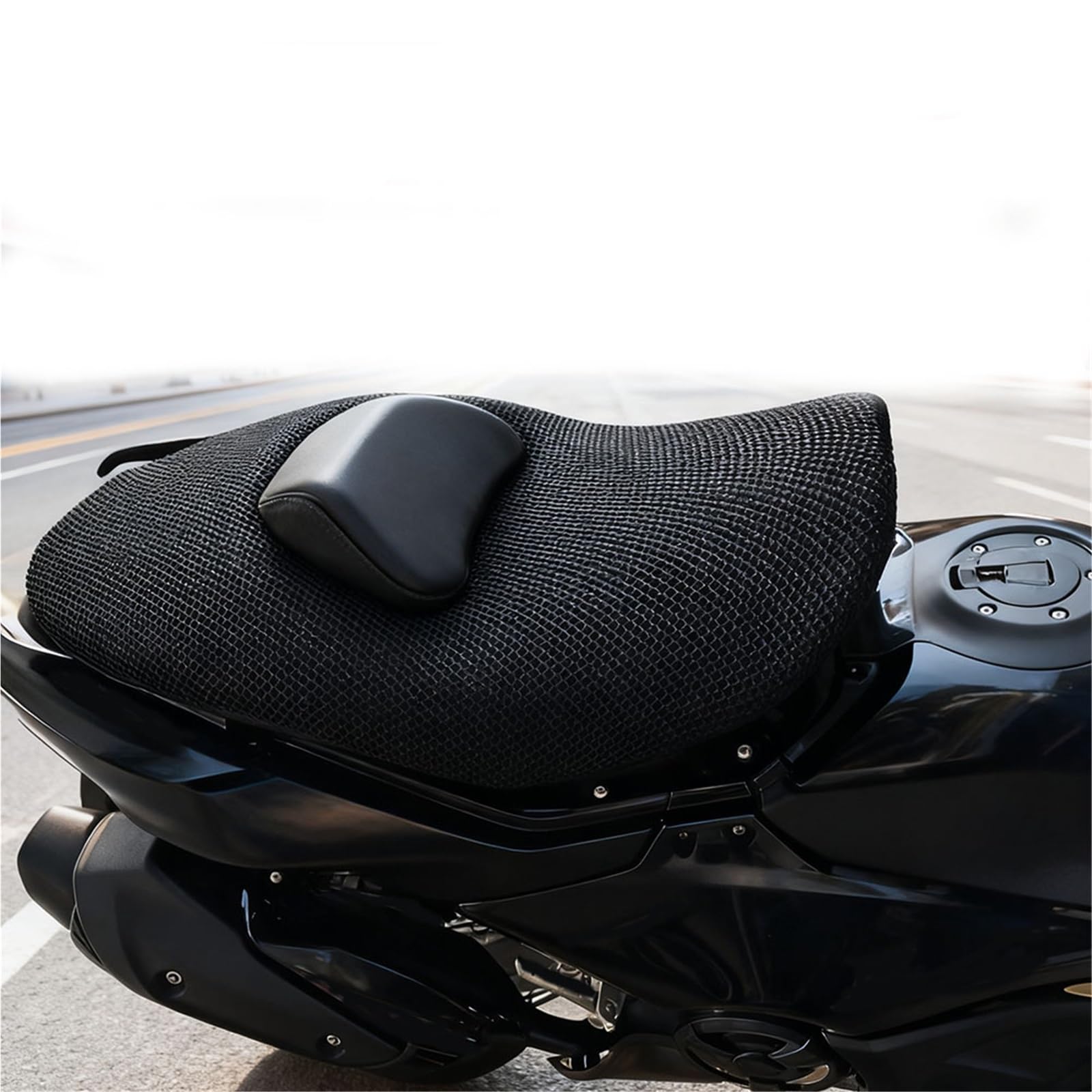 Per Yamaha TMAX 560 3D Maglia A Nido D'ape Proteggere Cuscino Di Nylon Tessuto Sella 2024 Accessori Copertura Sede Del Motociclo