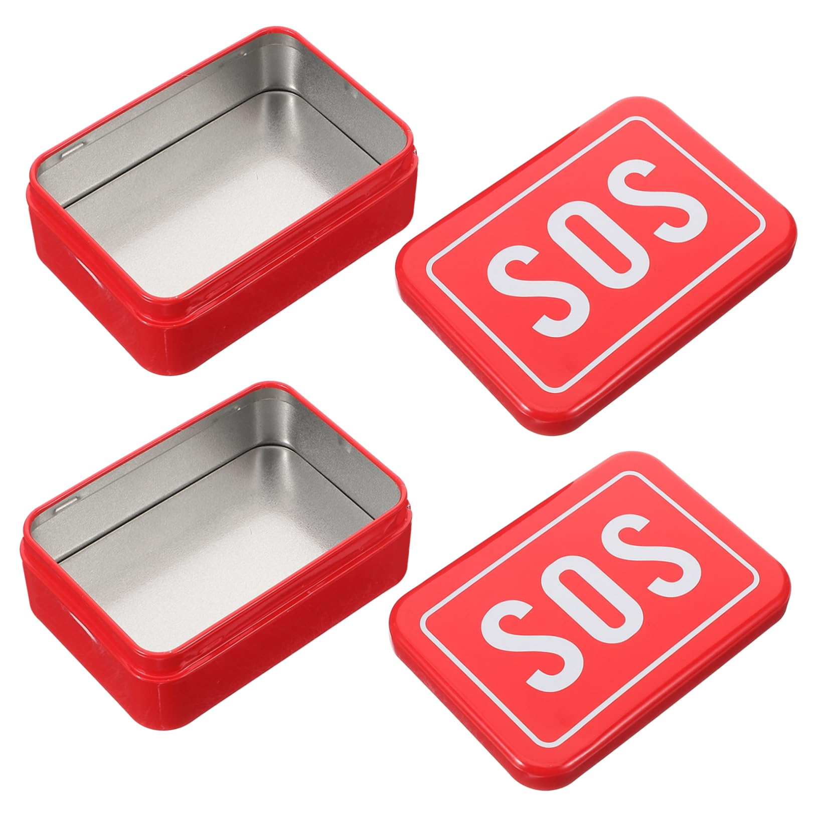 ibasenice in Der Wildnis Camping-kit Campingzubehör Multifunktionale Aufbewahrungsbox Outdoor Storage Box Outdoor-überlebensfall Überlebensbehälter Eisen